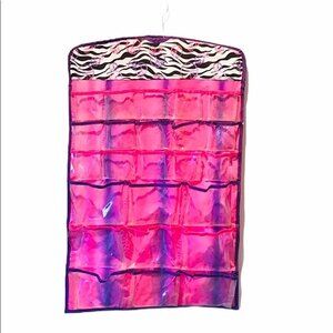 Zebra Jewelry Hanging Organizer